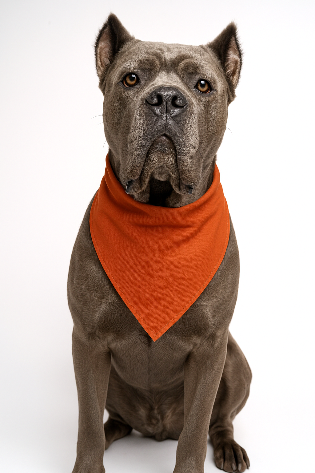 Dark Orange Dog Bandana | 100% Cotton Blank | One Size