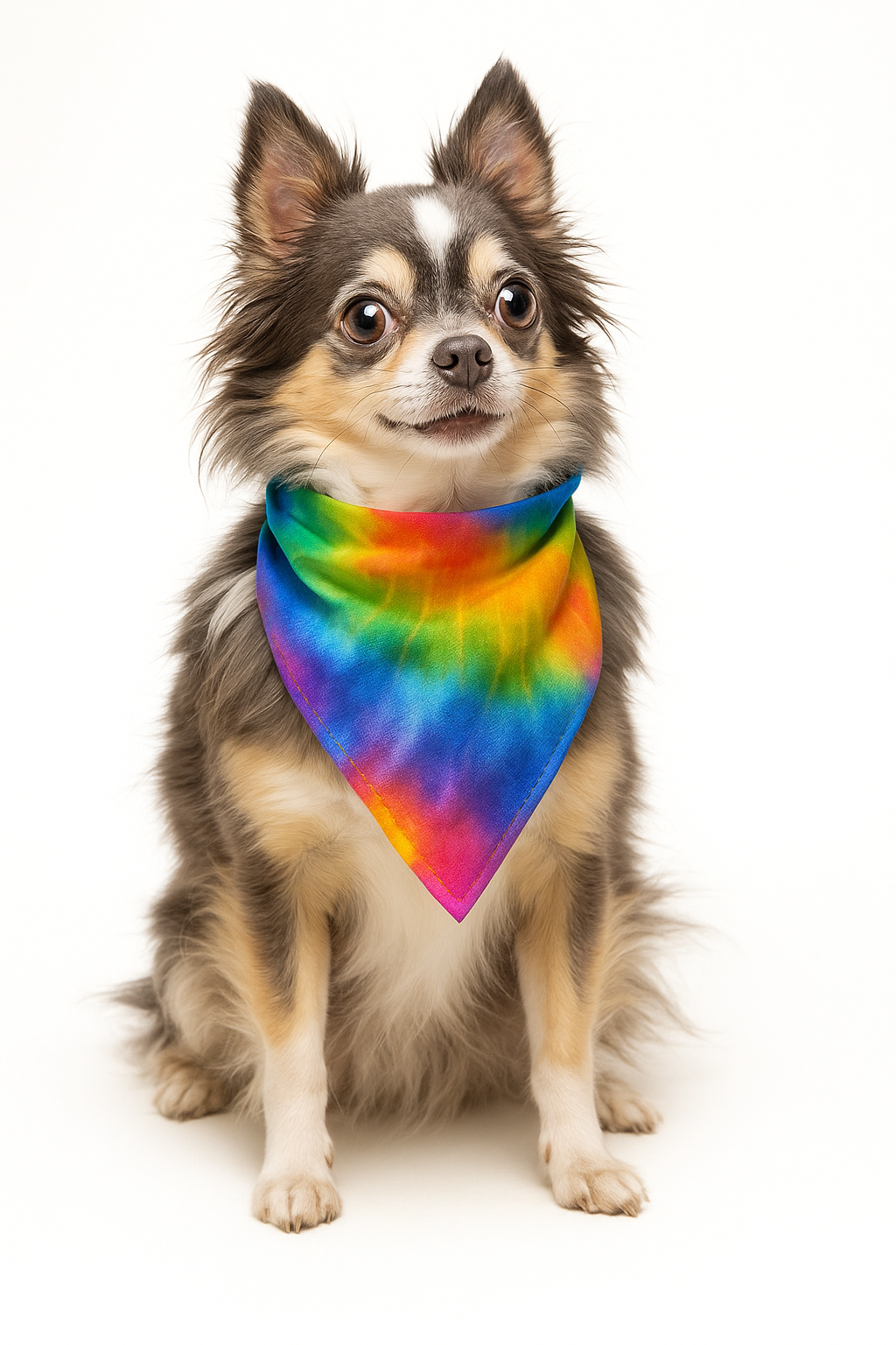 Sunset Tie-Dye Dog Bandana | 100% Cotton Blank | One Size