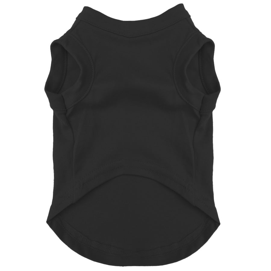 Black Dog Tee Shirt | 100% Cotton Blank | XS-6XL
