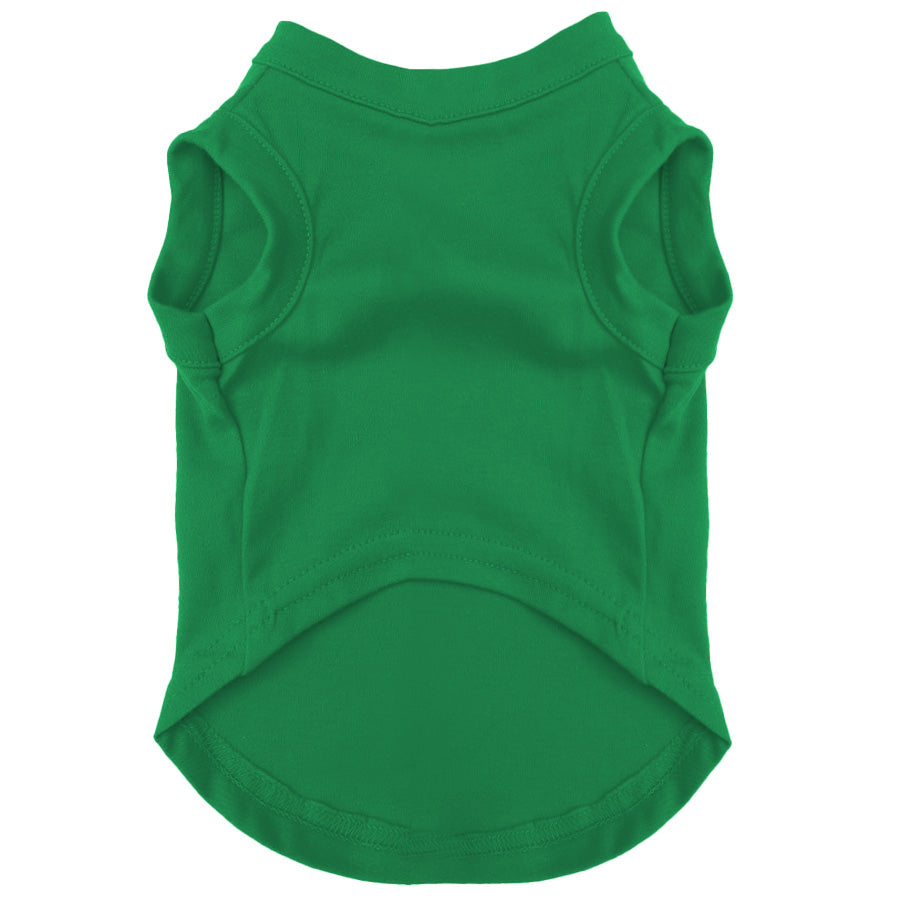 Green Dog Tee Shirt | 100% Cotton Blank | XS-6XL