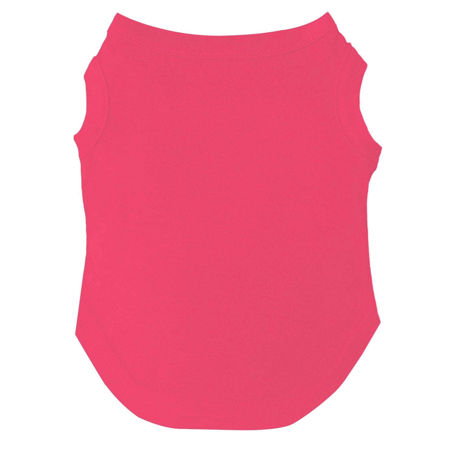 Hot Pink Dog Tee Shirt | 100% Cotton Blank | XS-6XL