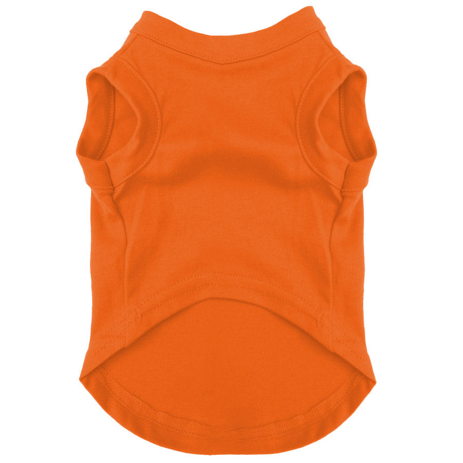 Orange Dog Tee Shirt | 100% Cotton Blank | XS-6XL