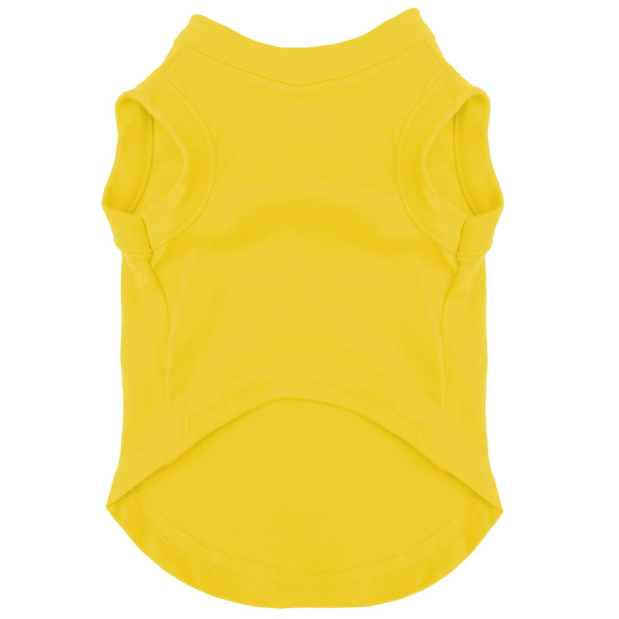 Yellow Dog Tee Shirt | 100% Cotton Blank | XS-6XL