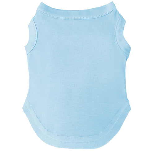Baby Blue Dog Tee Shirt | 100% Cotton Blank | Sizes XS–6XL