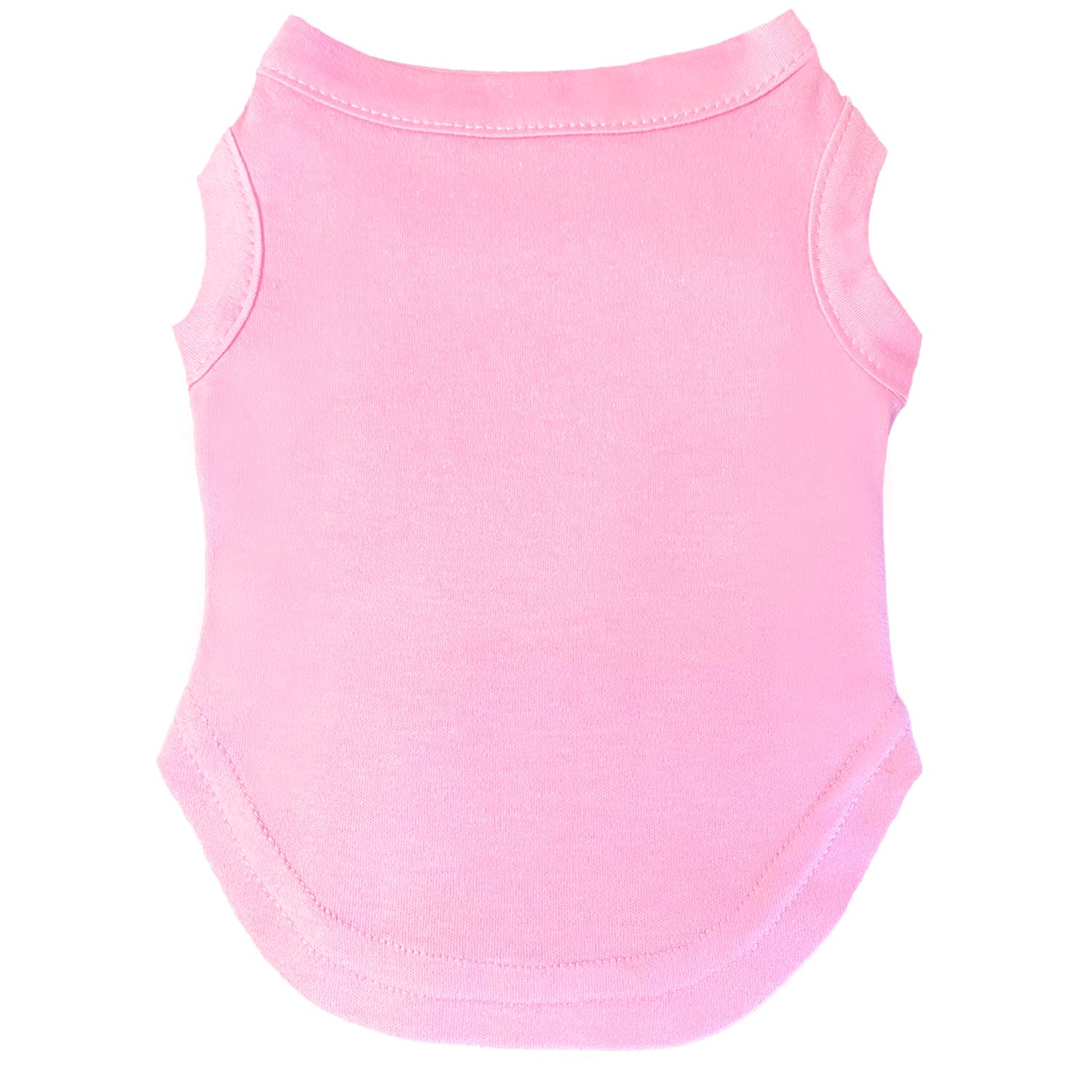 Baby Pink Dog Tee Shirt | 100% Cotton Blank | XS-6XL