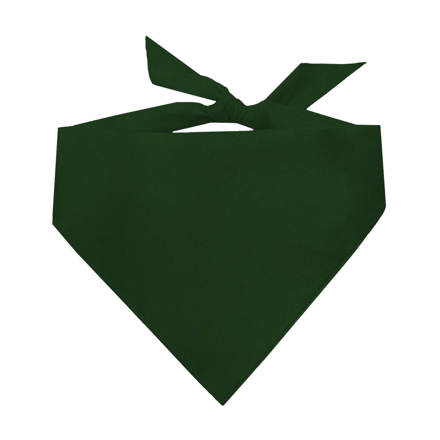Dark Green Dog Bandana | 100% Cotton Blank | One Size