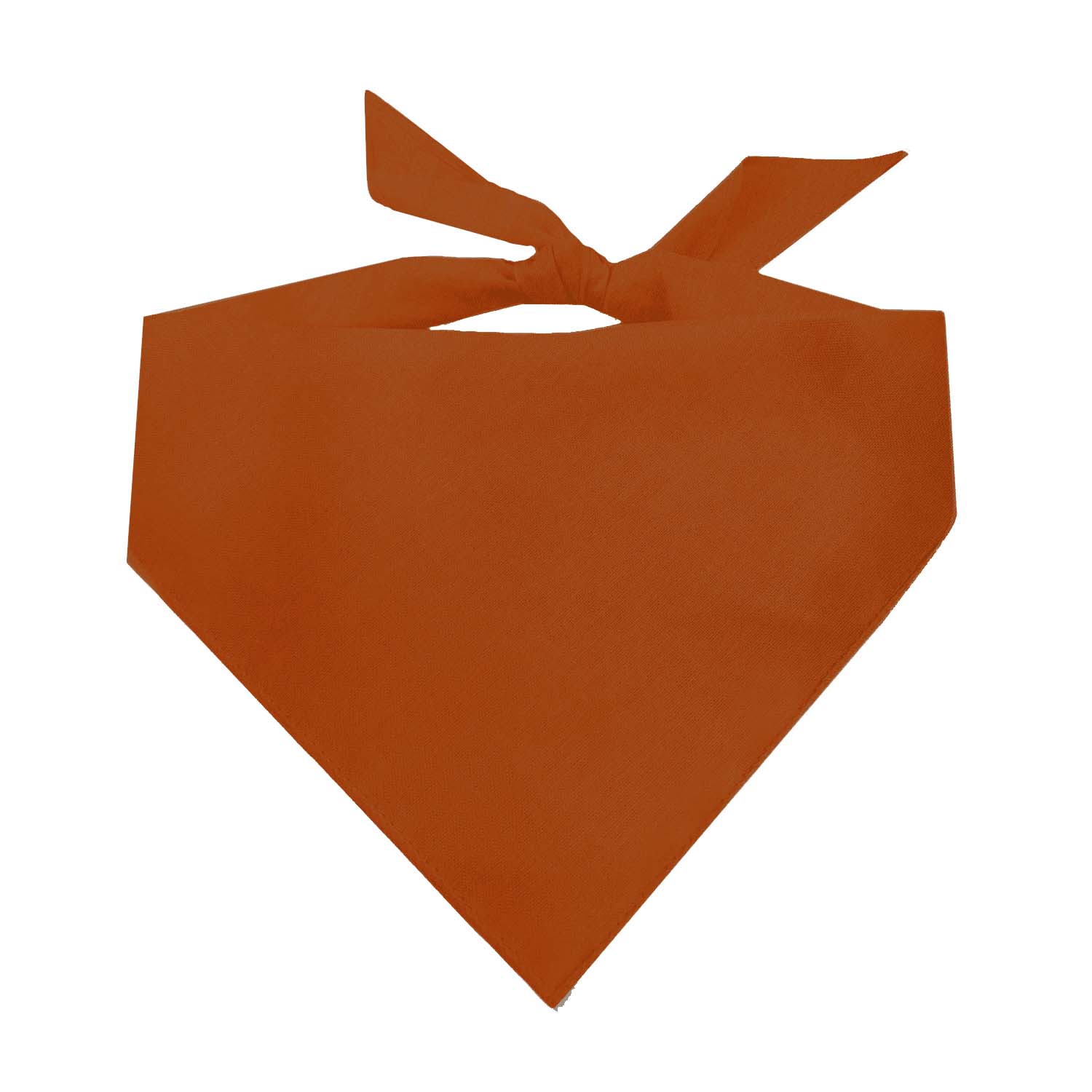 Dark Orange Dog Bandana | 100% Cotton Blank | One Size