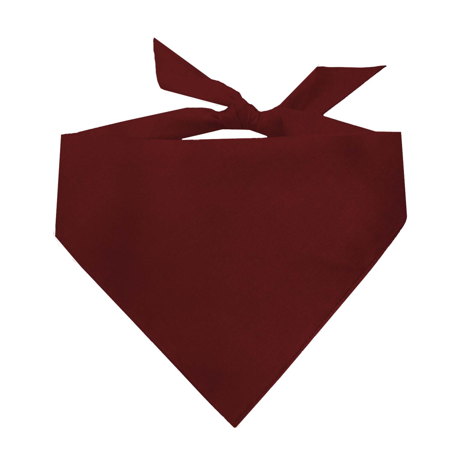 Dark Red Dog Bandana | 100% Cotton Blank | One Size