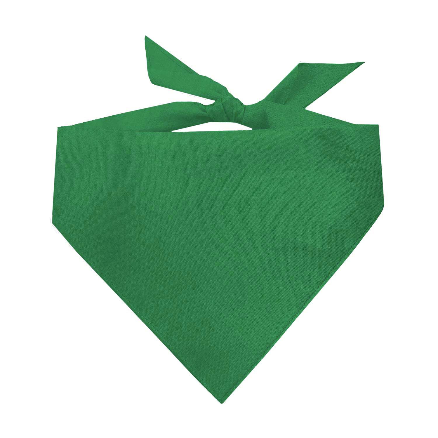 Kelly Green Dog Bandana | 100% Cotton Blank | XS & One Size