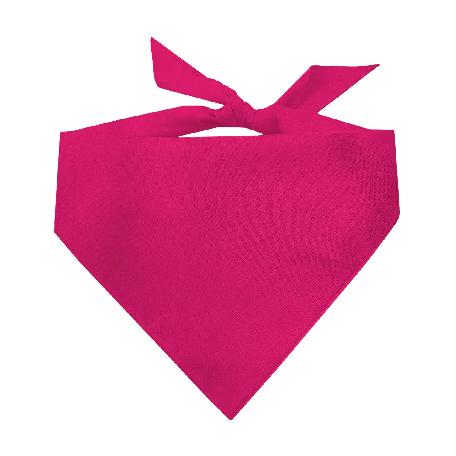 Hot Pink Dog Bandana | 100% Cotton Blank | XS & One Size