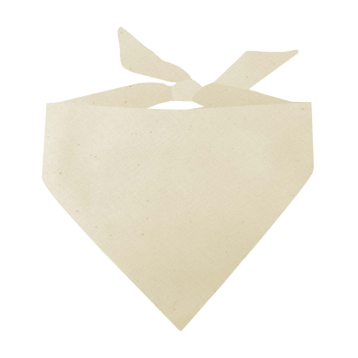 Natural Dog Bandana | 100% Cotton Blank | XS & One Size