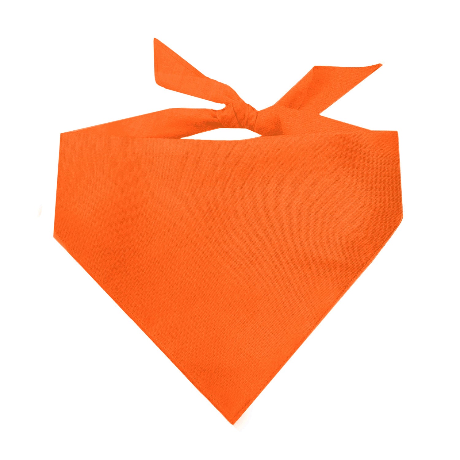 Orange Dog Bandana | 100% Cotton Blank | XS & One Size