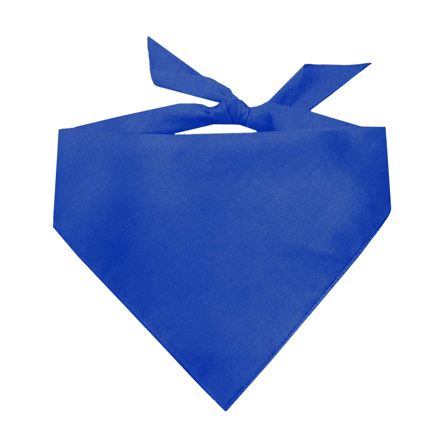 Royal Blue Dog Bandana | 100% Cotton Blank | XS & One Size