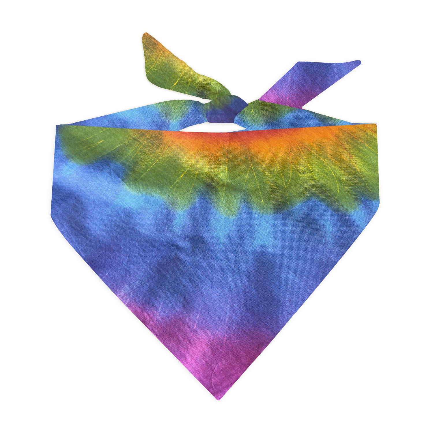 Sunset Tie-Dye Dog Bandana | 100% Cotton Blank | One Size