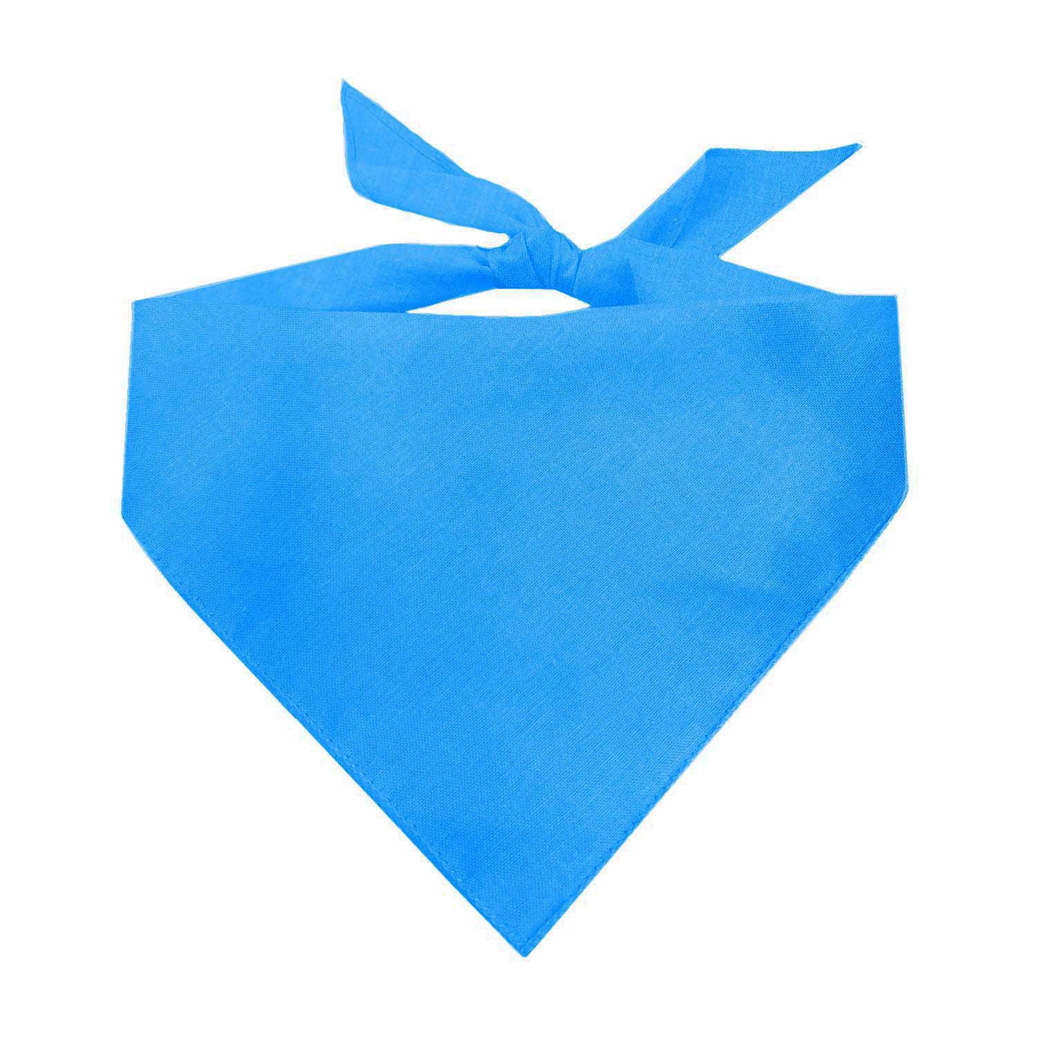 Turquoise Dog Bandana | 100% Cotton Blank | XS & One Size
