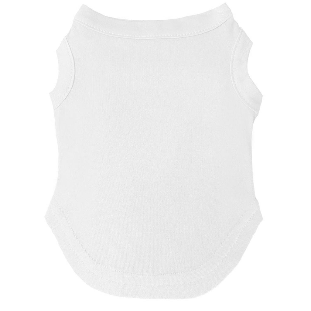 White Dog Tee Shirt | 100% Cotton Blank | XS-6XL