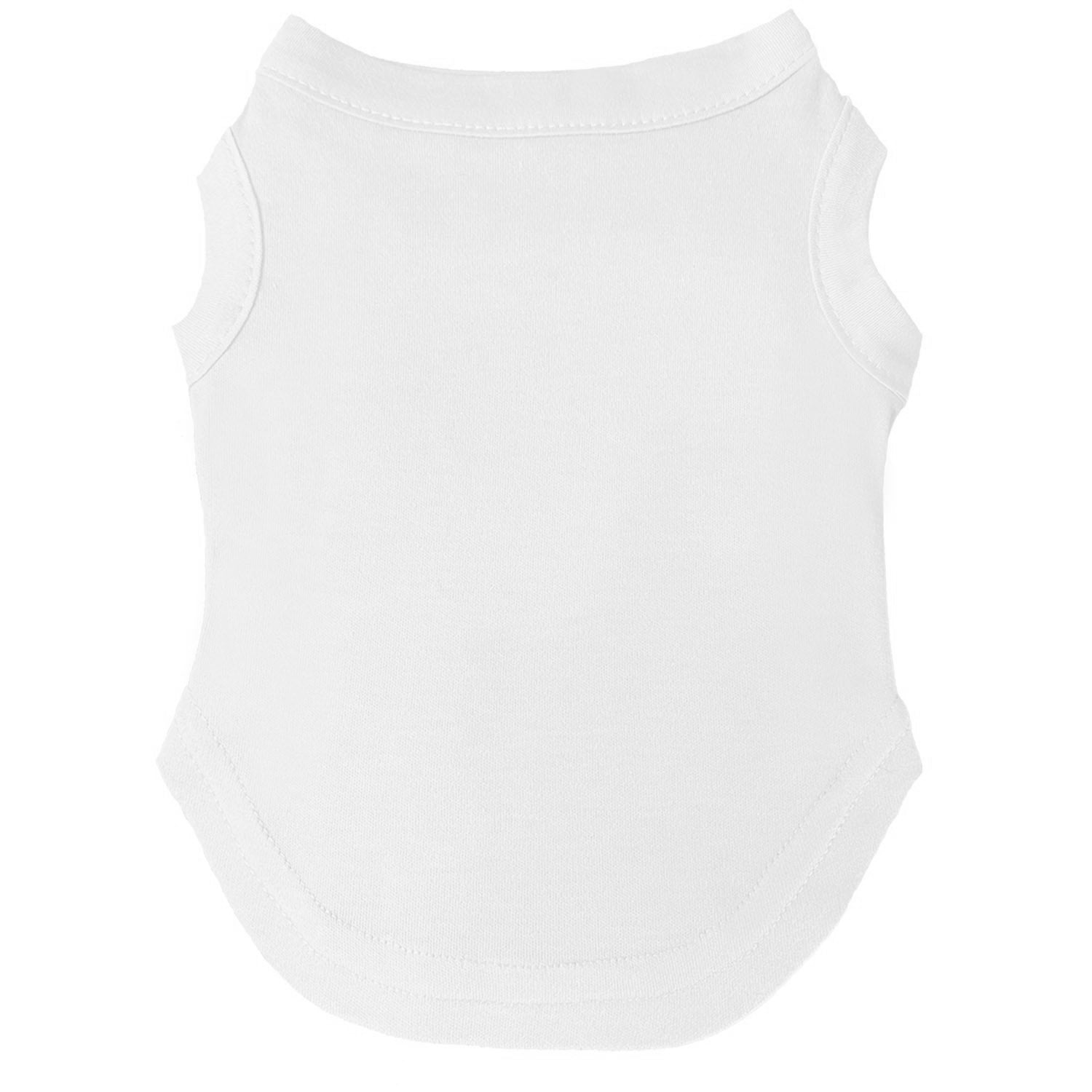 White Dog Tee Shirt | 100% Cotton Blank | XS-6XL